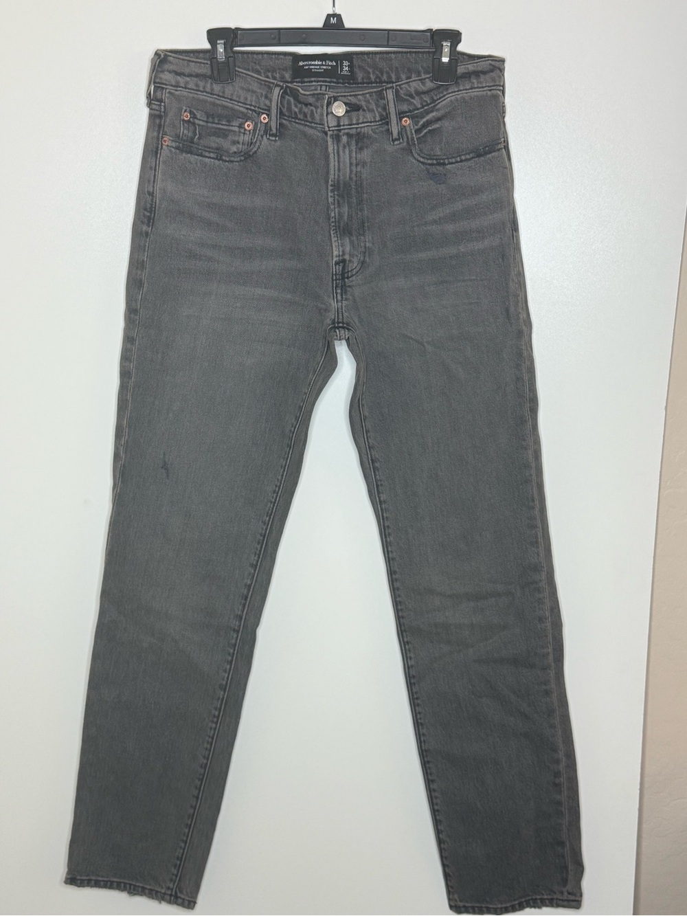 Abercrombie & Fitch Gray Skinny Jeans